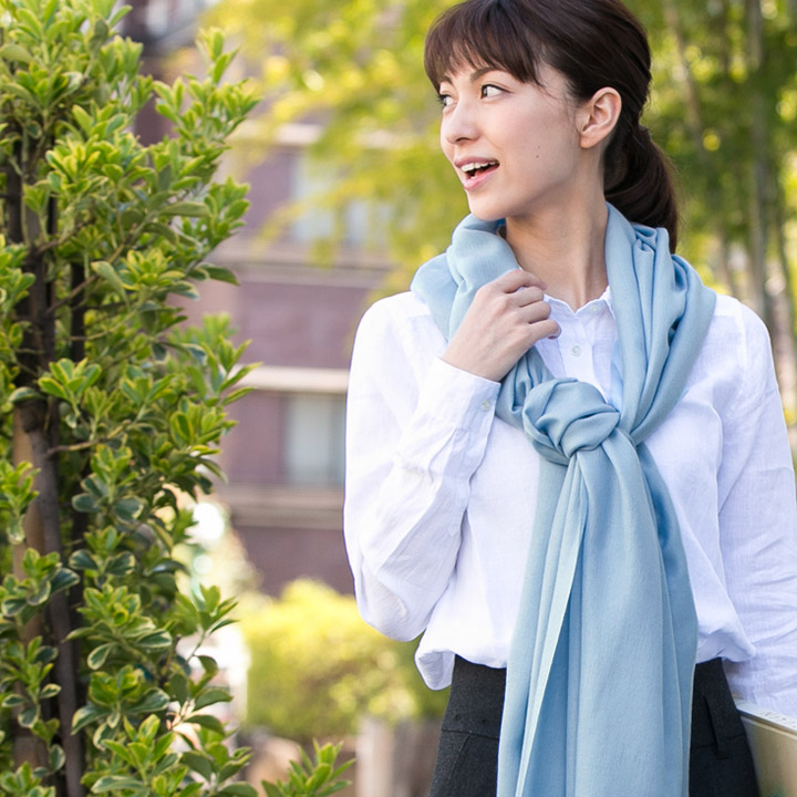 楽天市場】カシミヤ シルク 大判 ストール [ギフト箱入] 薄手 カシミヤ