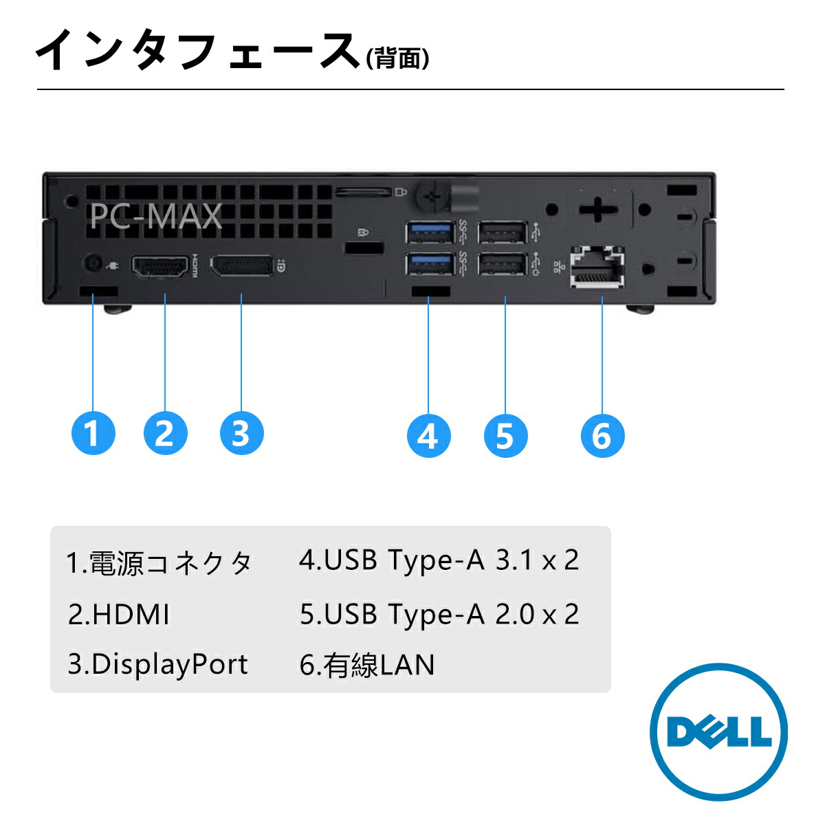 楽天市場】Dell OptiPlex 3060 Micro 第8世代 Core i5 メモリ16GB Nvme