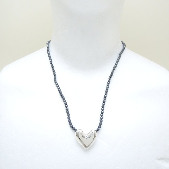 楽天市場】ジョージジェンセン Georg Jensen ハート ヘマタイト