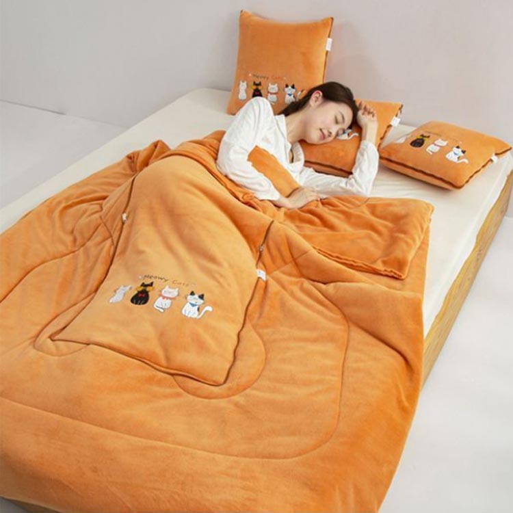 楽天市場】 ブランケット 毛布 秋冬 コンパクト 抱き枕 コンパクト