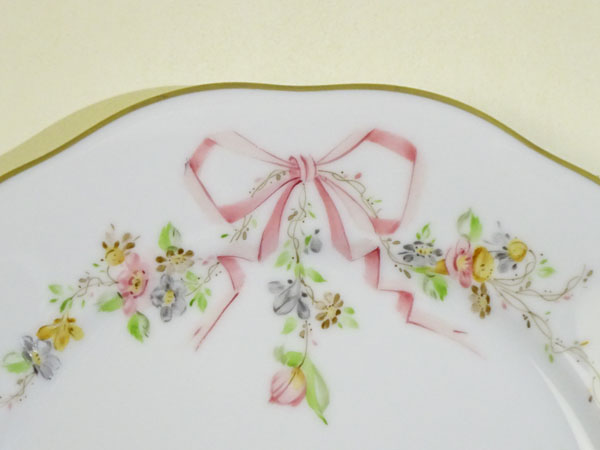 楽天市場】ヘレンド エデン ローズドラジェ デザートプレート19cm