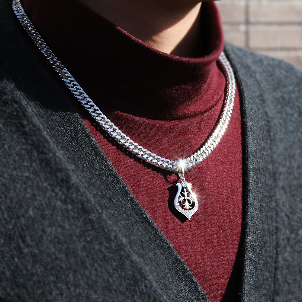 楽天市場】プラチナ ペンダントトップ メンズ ネックレストップ 馬蹄