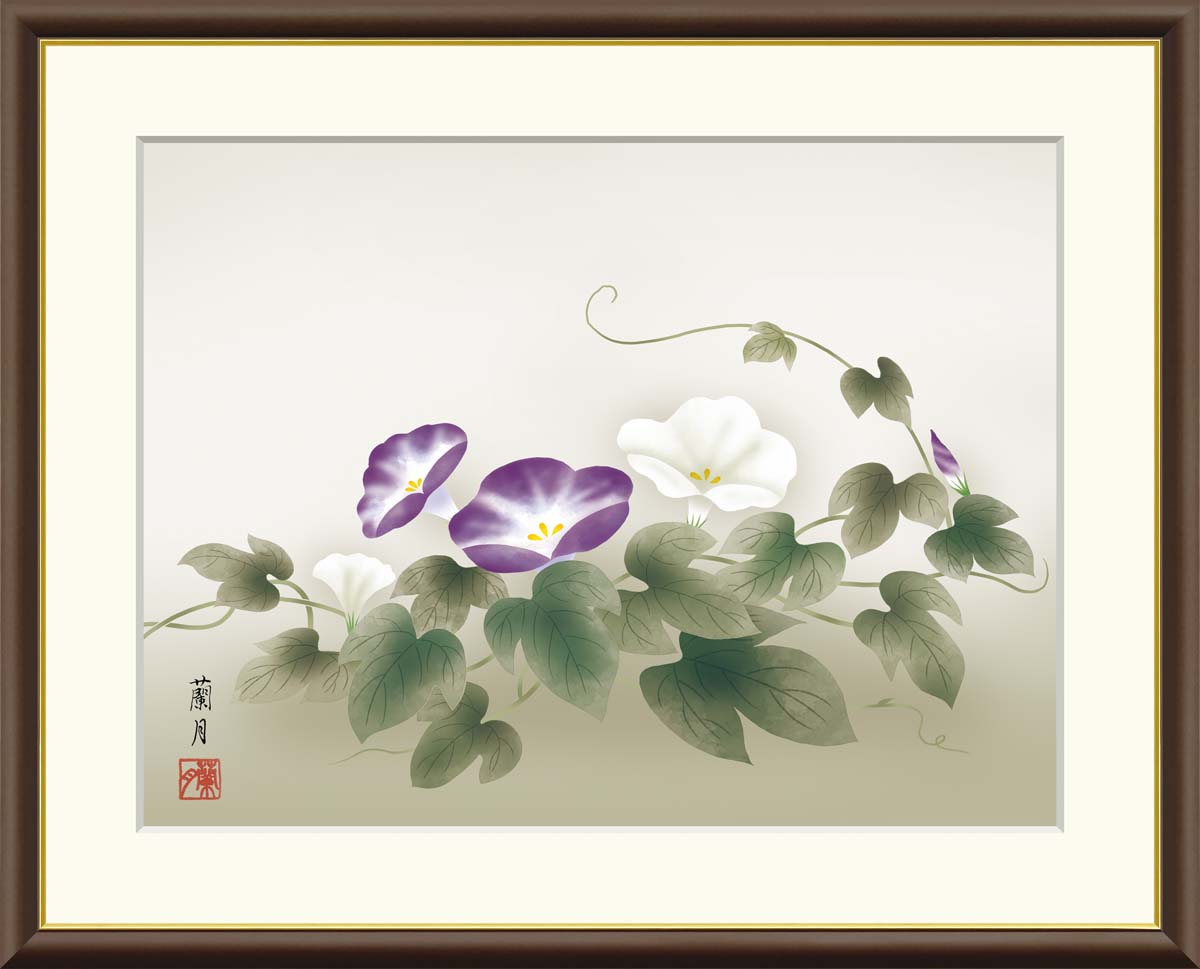 朝顔図】山元春汀 2634 アサガオ 掛け軸 肉筆 朝顔 絵画」の人気商品一覧 |