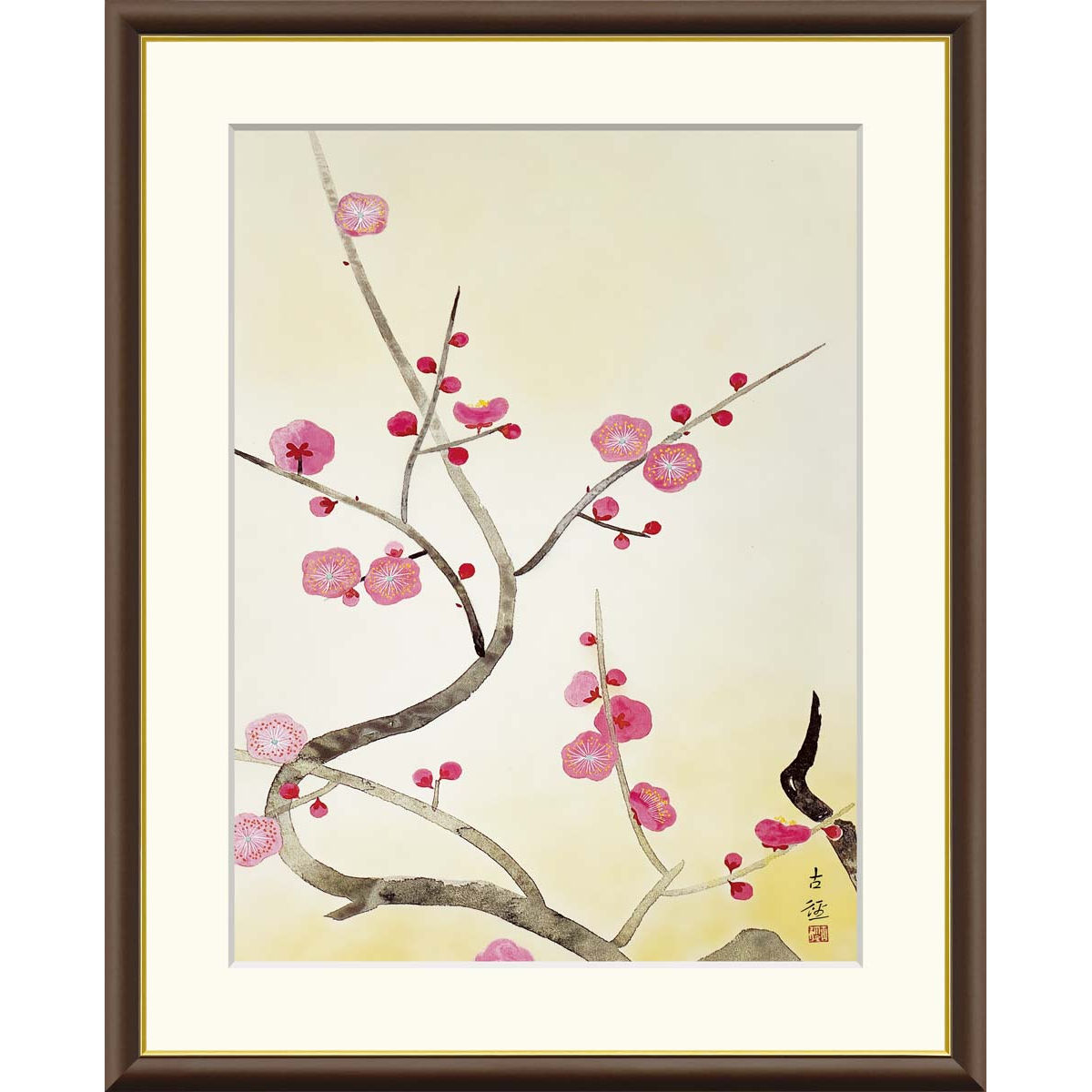 楽天市場】絵画 日本の名画 紅梅 小林古径 額入り インテリア アート