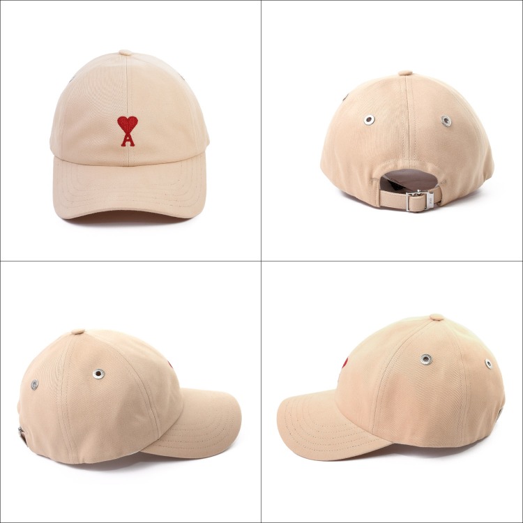 楽天市場】AMI DE COEUR アミ パリス キャップ 帽子 エンブロイダリー