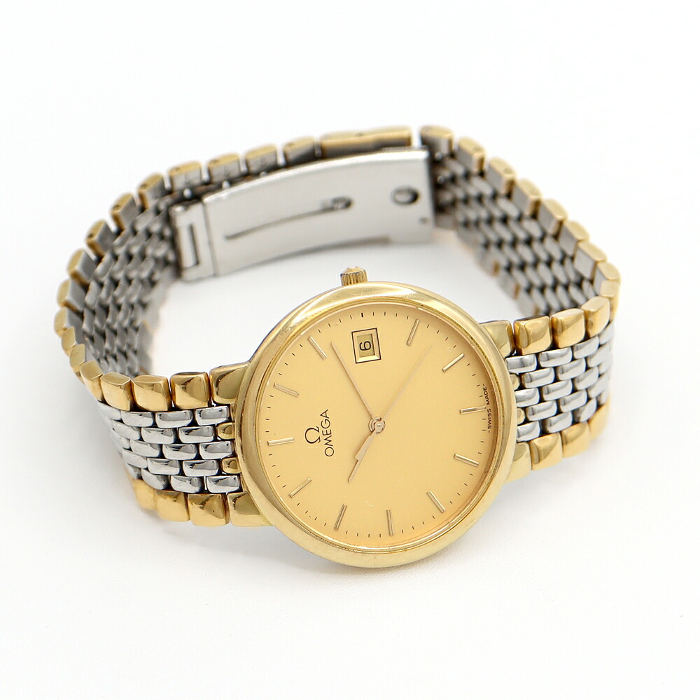 楽天市場】電池交換済 OMEGA オメガ DeVille デビル ゴールド SS