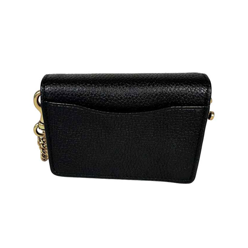 楽天市場】COACH コーチ Polished Pebbled Leather Half Flap Card