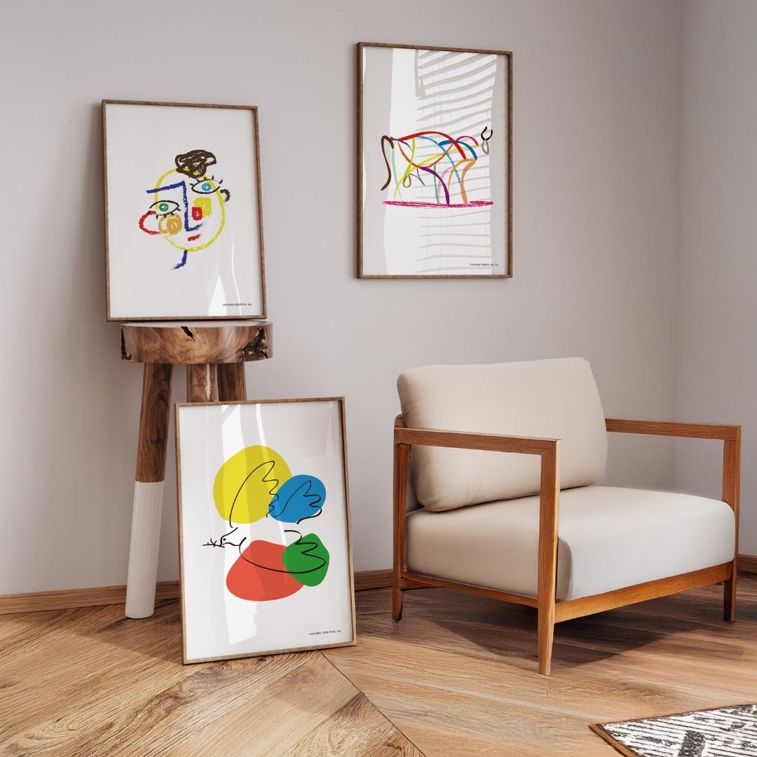 楽天市場】ピカソ 絵 《選べる柄/選べるサイズ A4 / A3 / A2 /A1