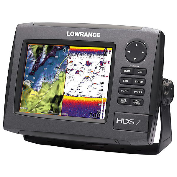 楽天市場】【在庫限り】ローランス/LOWRANCE 魚群探知機/魚探 HDS-7