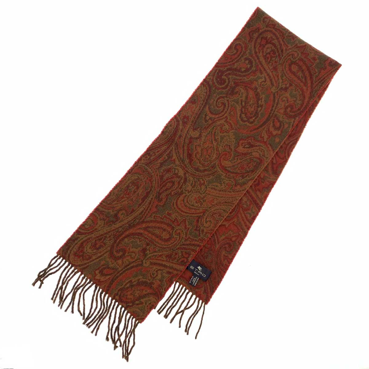 楽天市場】ETRO エトロ ストール 20135 ブラウン Lin-Flax100