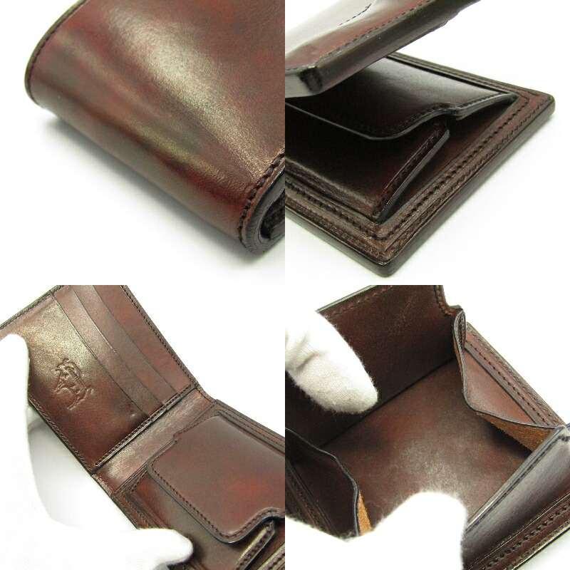 楽天市場】【中古】美品 TRAD BISON トラッドバイソン 二つ折り財布