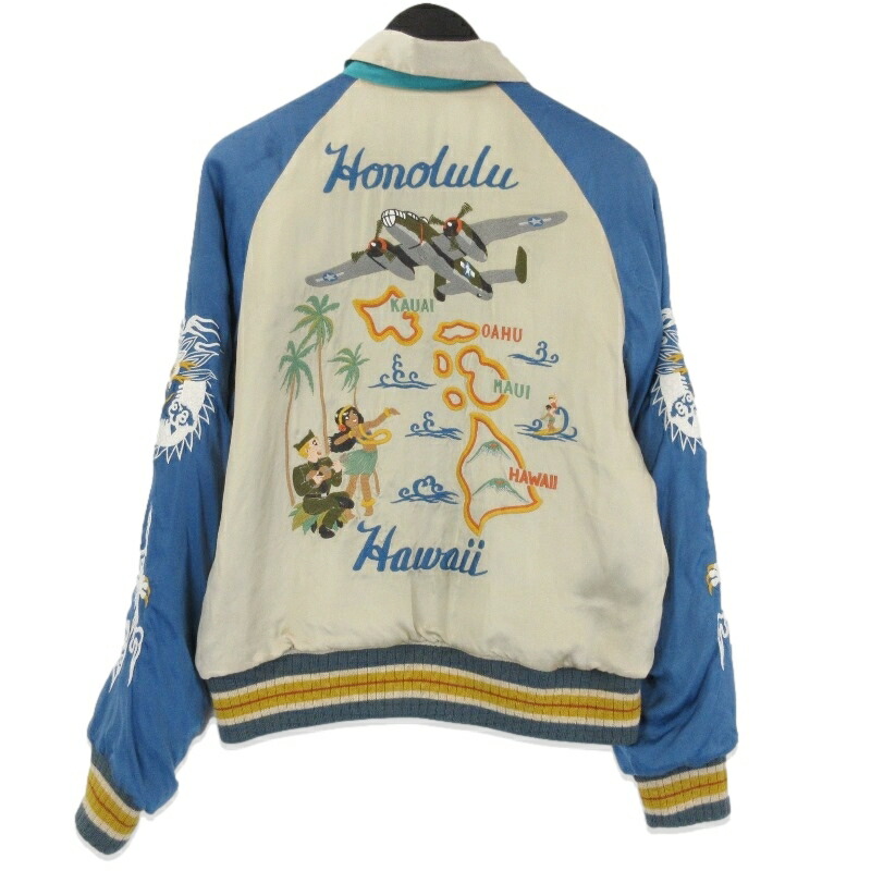 楽天市場】【中古】Pherrow's フェローズ スカジャン ホノルル柄 C.C.