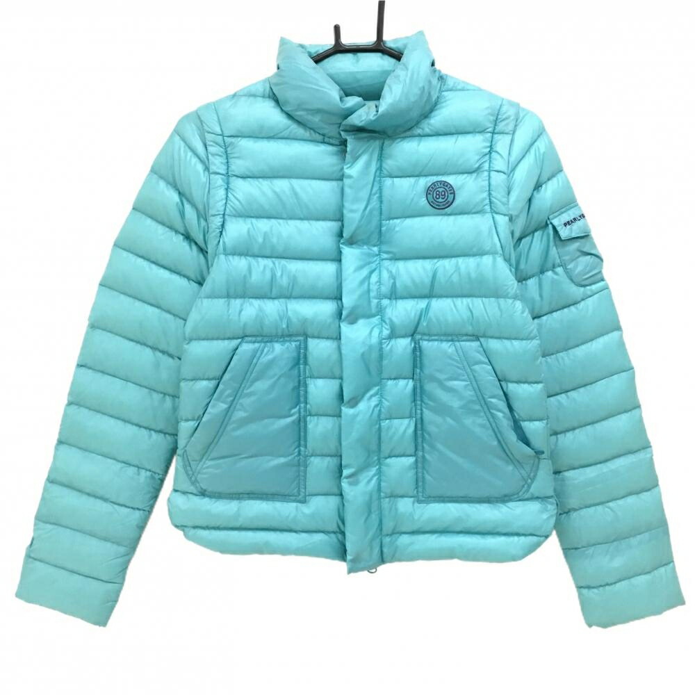 楽天市場】パーリーゲイツ 2WAYダウンジャケット ライトブルー 袖着脱