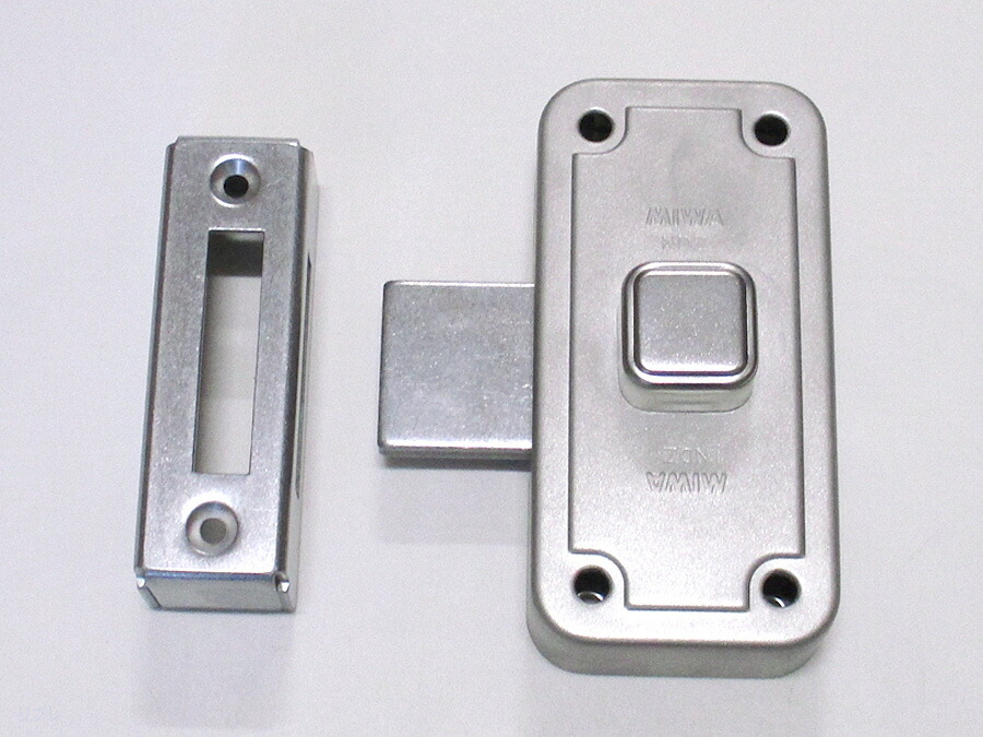 楽天市場】ミワロックNDZ-3（内締り錠）ストライク付扉厚25～66ミリ