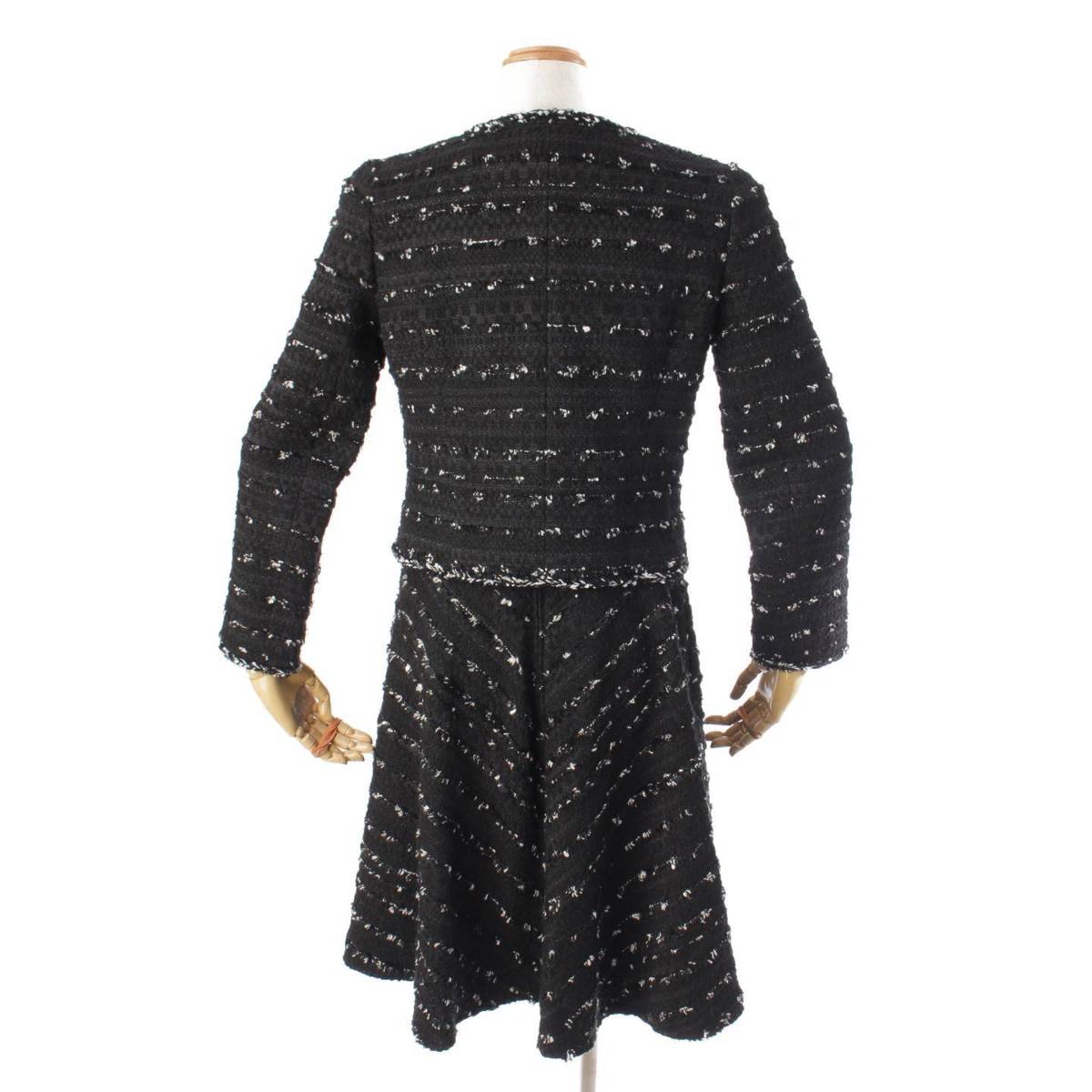 楽天市場】【ルネ】Rene ツイード アンサンブル ノーカラージャケット