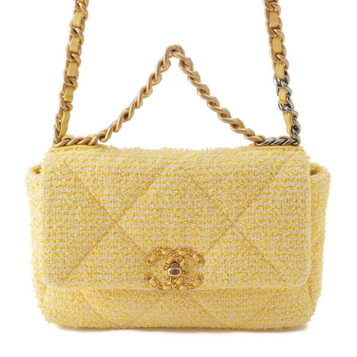 楽天市場】【シャネル】Chanel シャネル19 マトラッセ ツイード