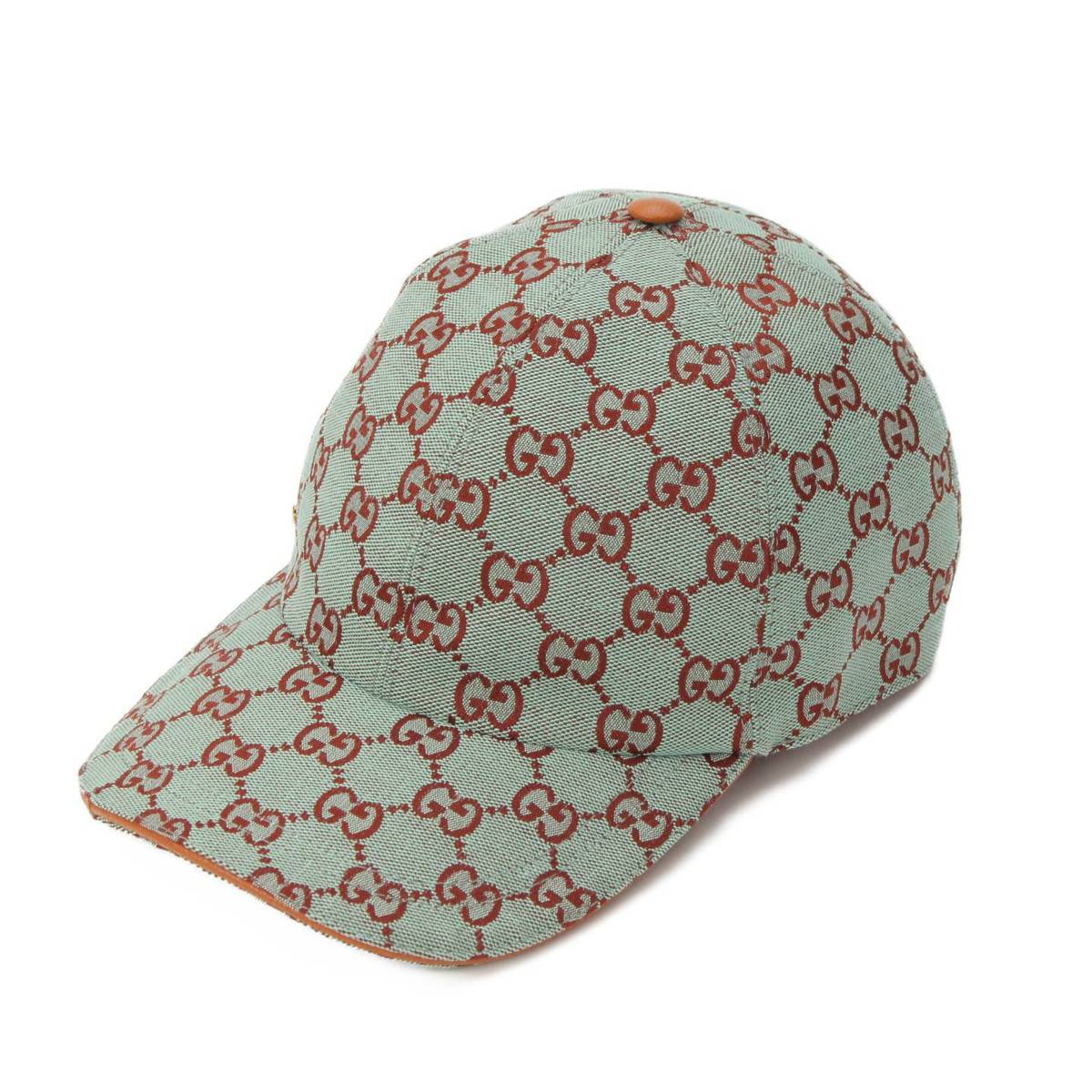 楽天市場】【グッチ】Gucci GGキャンバス ベースボールキャップ 帽子