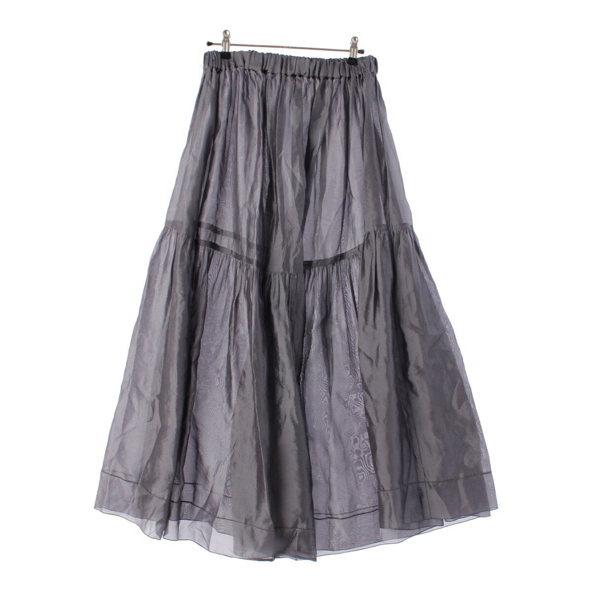 楽天市場】ブラミンク BLAMINK シルク ギャザー ロング スカート