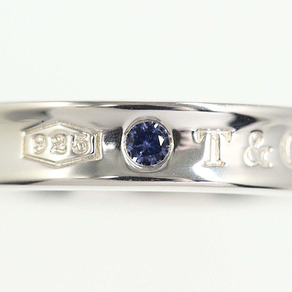 楽天市場】ティファニー 1837 2Pモンタナサファイア ナローリング 指輪