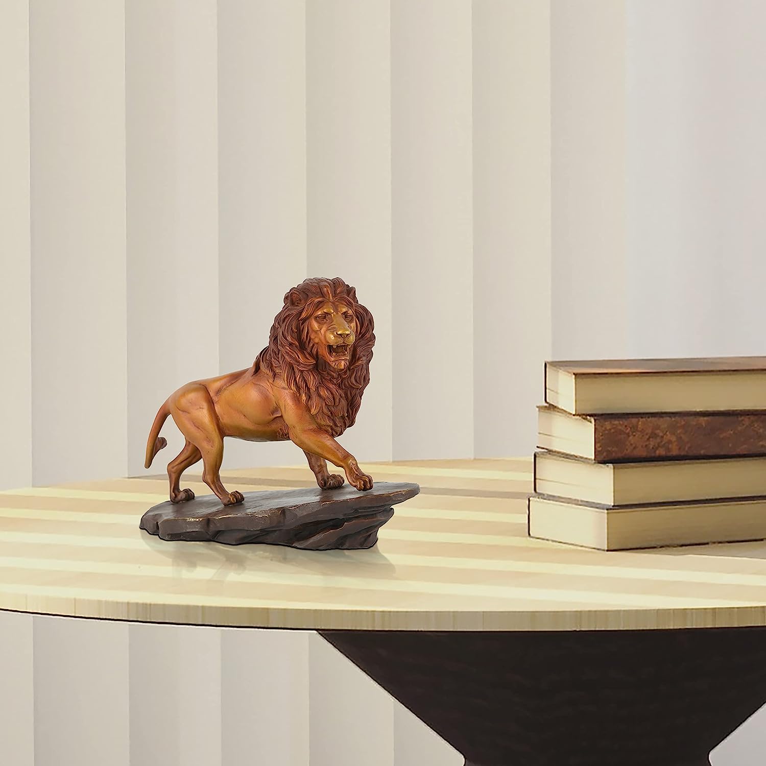 楽天市場】ブロンズ色 コパー純銅製 百獣の王ライオン彫像 彫刻
