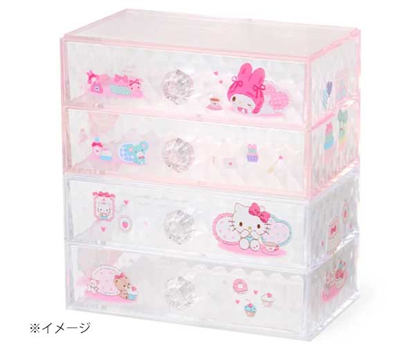 楽天市場】サンリオ 引き出しチェスト 収納 小物入れ サンリオ