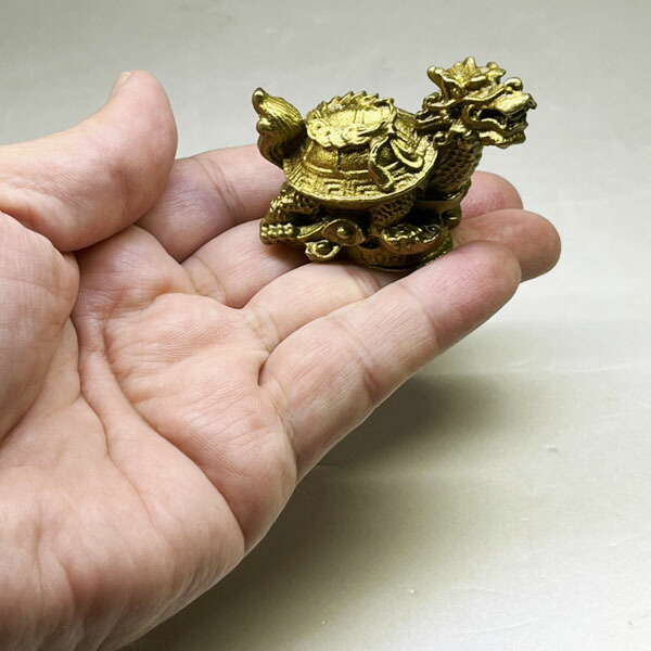 楽天市場】銅製 龍亀 特小 5cm【送料無料】（沖縄別途700円） ｜龍亀