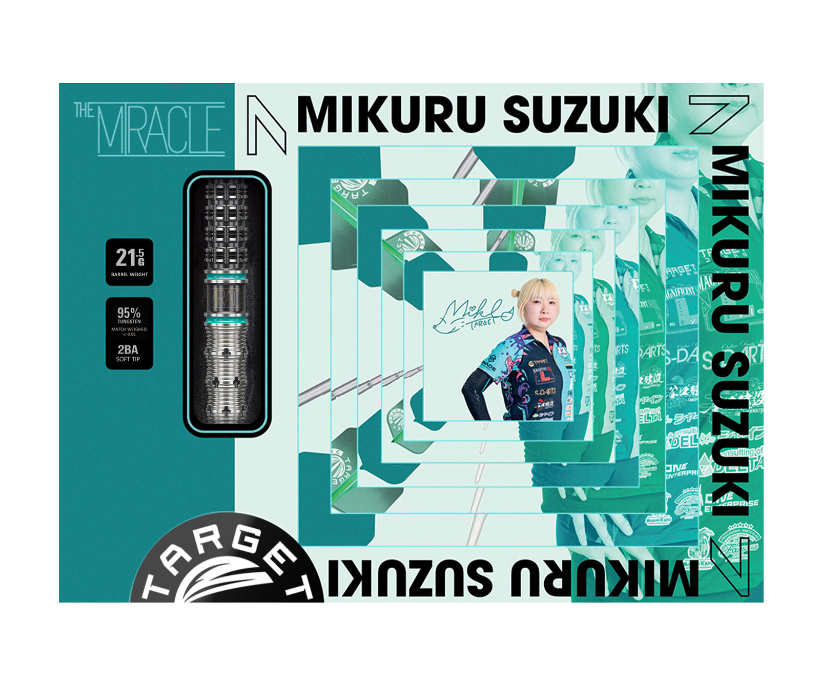 楽天市場】【送料無料】ダーツ バレル【ターゲット】ザ ミラクル G7