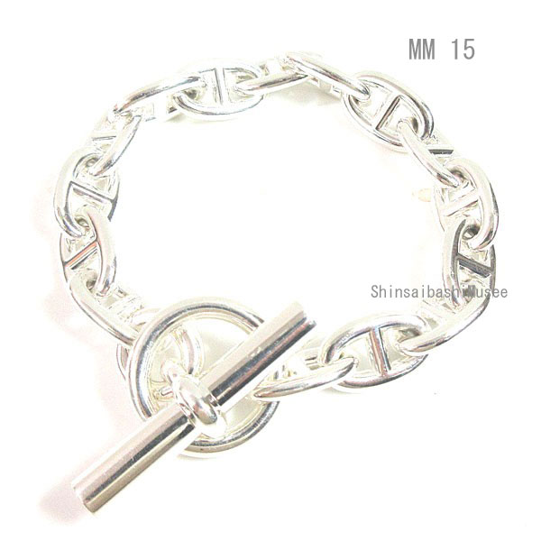 楽天市場】≪Brand new≫ HERMES Chaine d'ancre bracelet MM 15 links