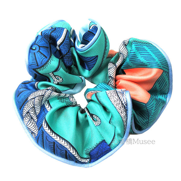 楽天市場】≪新品≫エルメス シュシュ クラウディア ライトグリーン