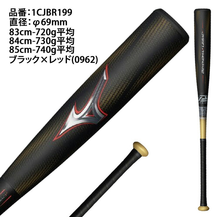 楽天市場】ミズノ ビヨンドマックス レガシー 一般軟式 バット ミドル