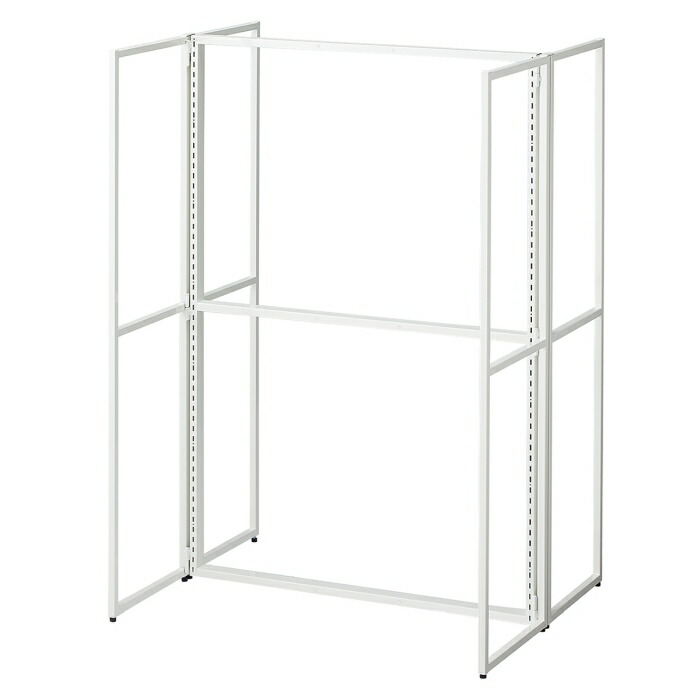 楽天市場】フォールディングスリット什器 両面展示用 白 1台フレームを