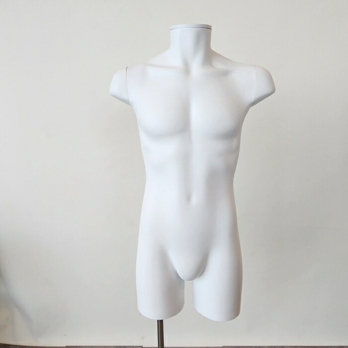 楽天市場】【業務用】PP製 紳士トルソー ホワイト 1台コスト