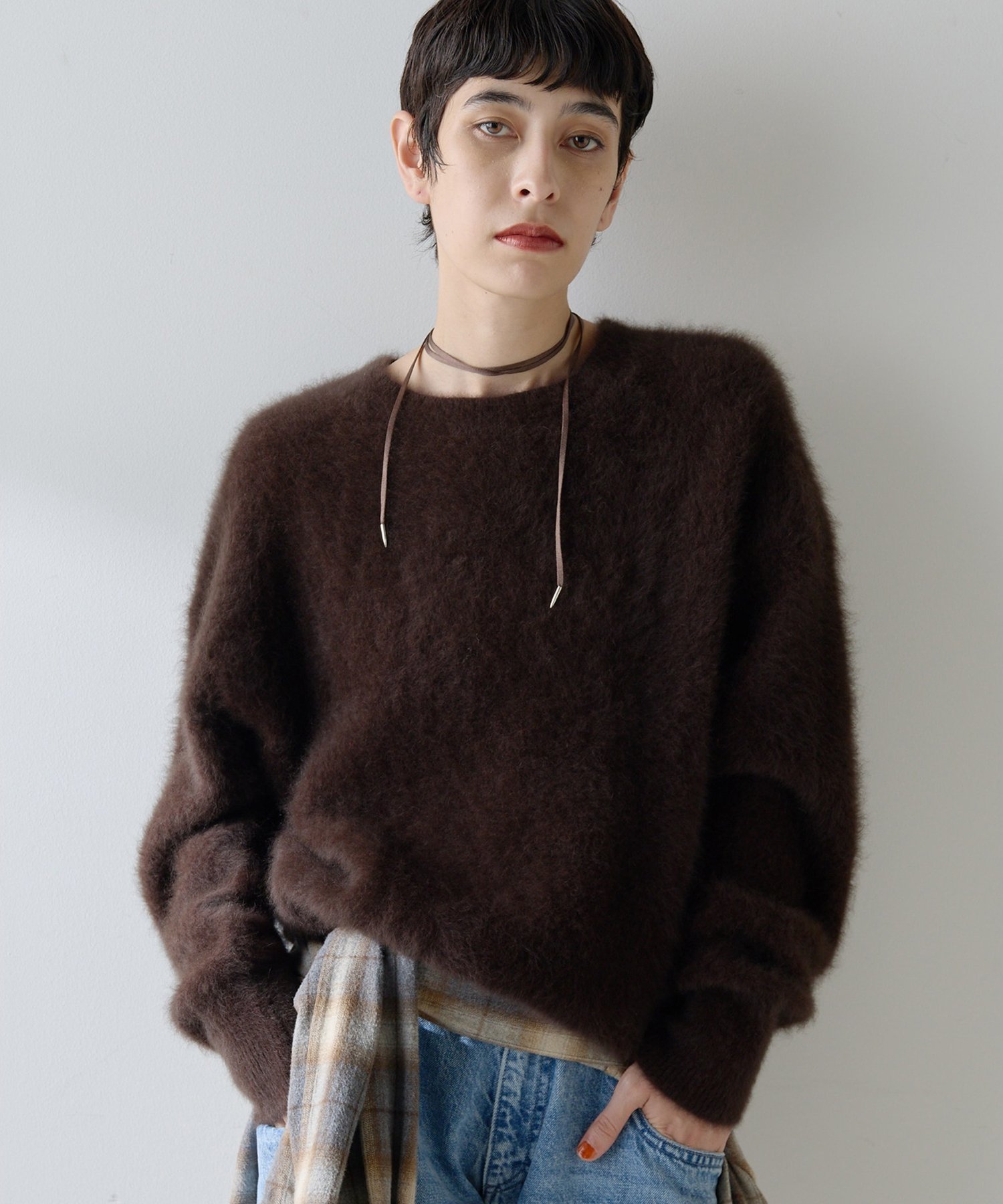 Whim Gazette｜ファークルーネックプルオーバー | Rakuten Fashion