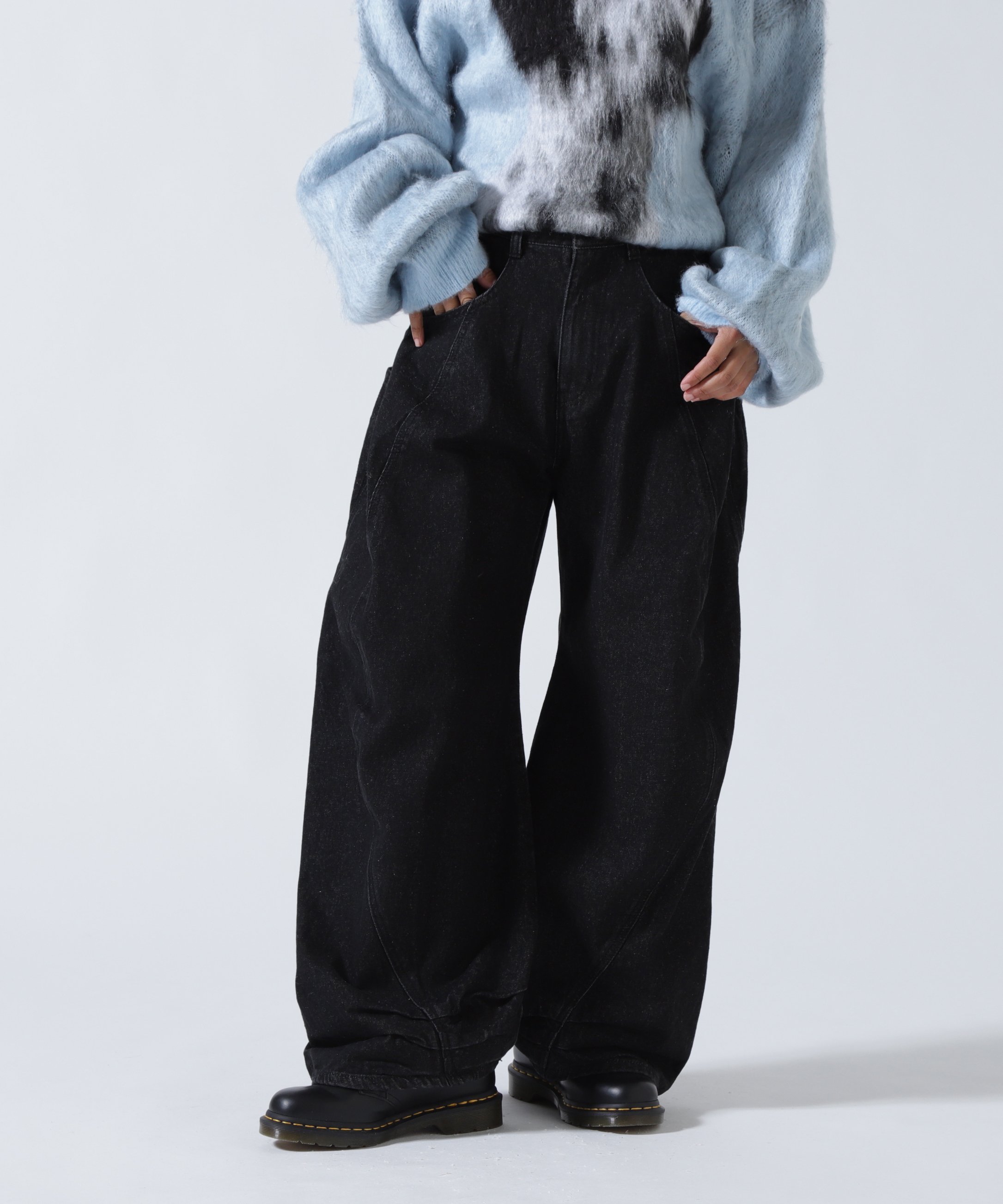 B'2nd｜Knuth Marf(クヌースマーフ)tuck design denim pants | Rakuten