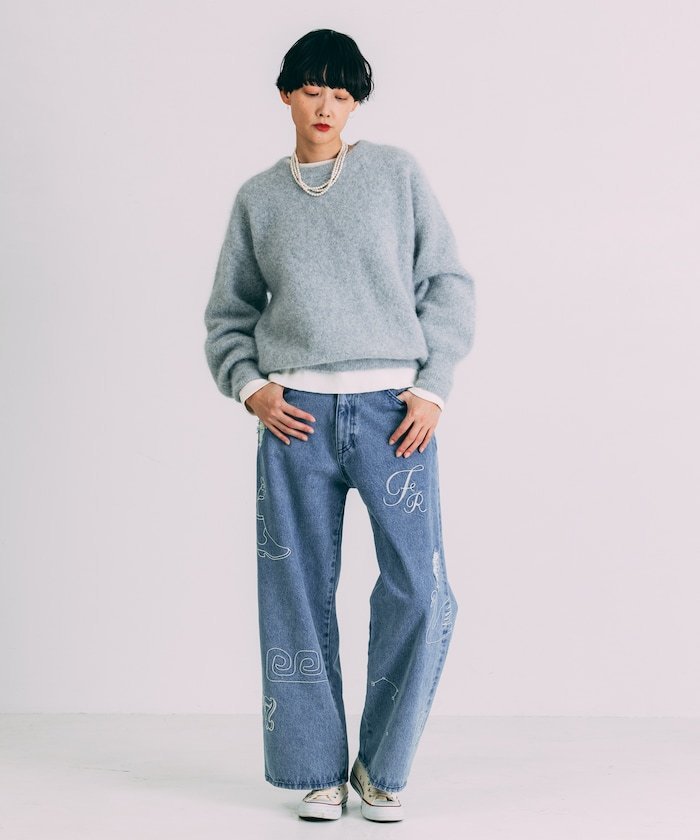 FREAK'S STORE｜チェーンステッチ ワイドデニム 25AW | Rakuten