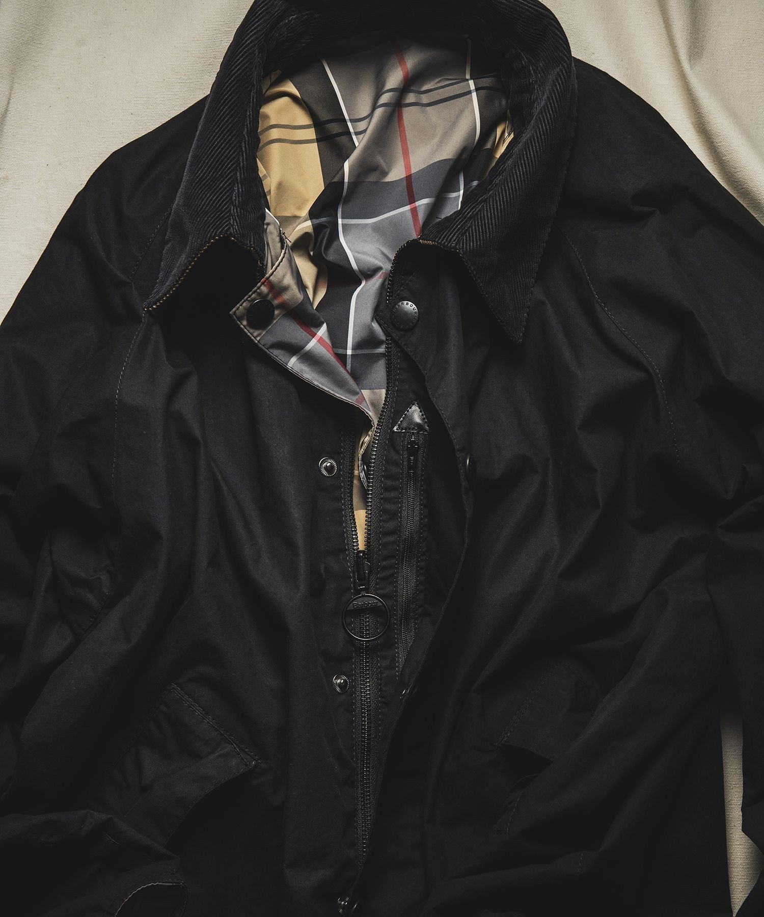 ADAM ET ROPE'｜《別注》【Barbour/バブアー】TRANSPORT リバーシブル