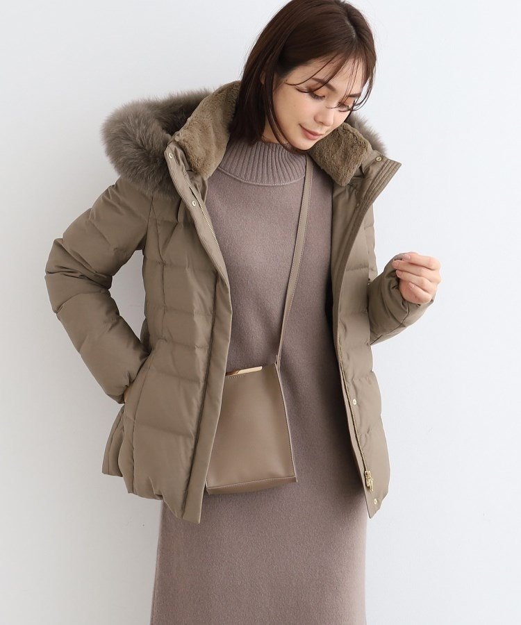 INDIVI｜【リニューアル!/マルチWAY/フォックスファー/ショート丈