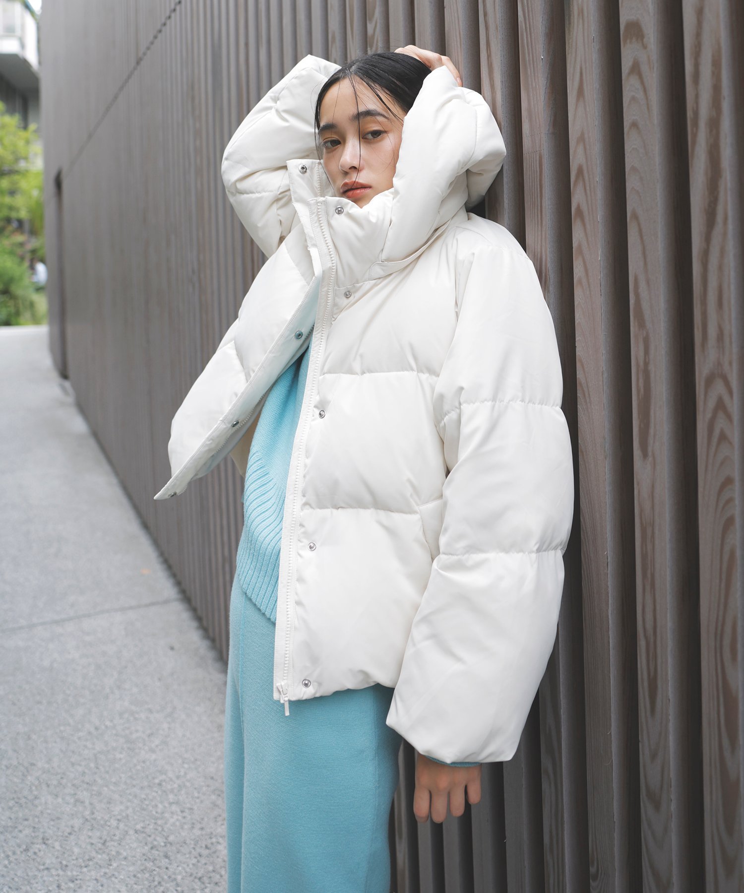 VIS｜【撥水】【Green Down】フード取り外しダウンジャケット【2WAY