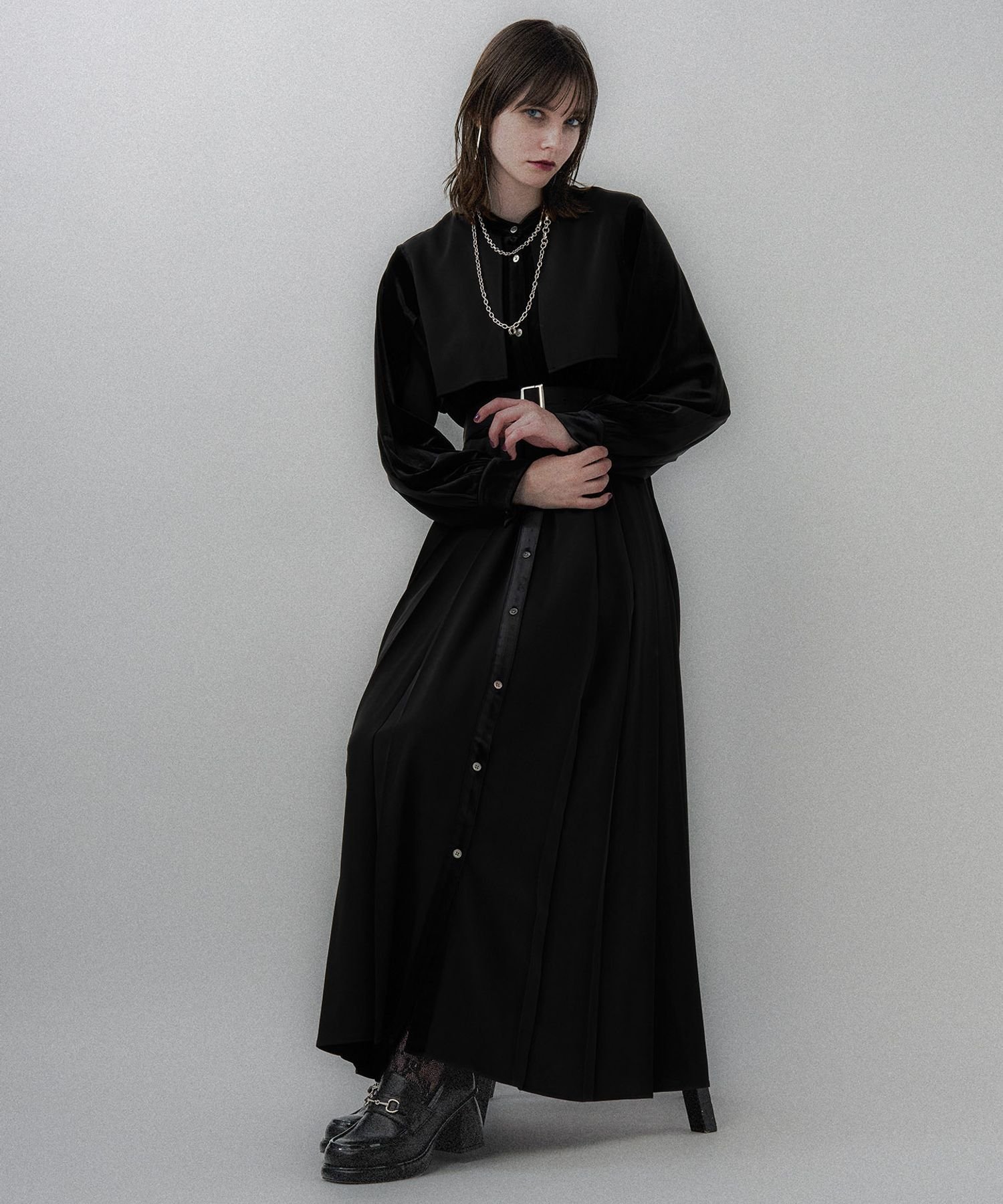 HARE｜マルチマテリアルプリーツワンピース | Rakuten Fashion(楽天