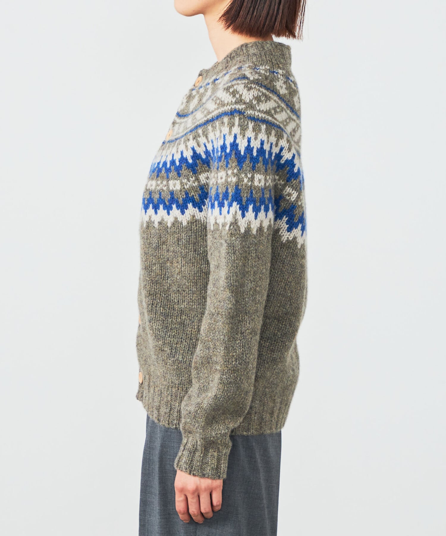 Bshop｜MORRIS & SONS | チャンキーノルディックカーディガン WOMEN