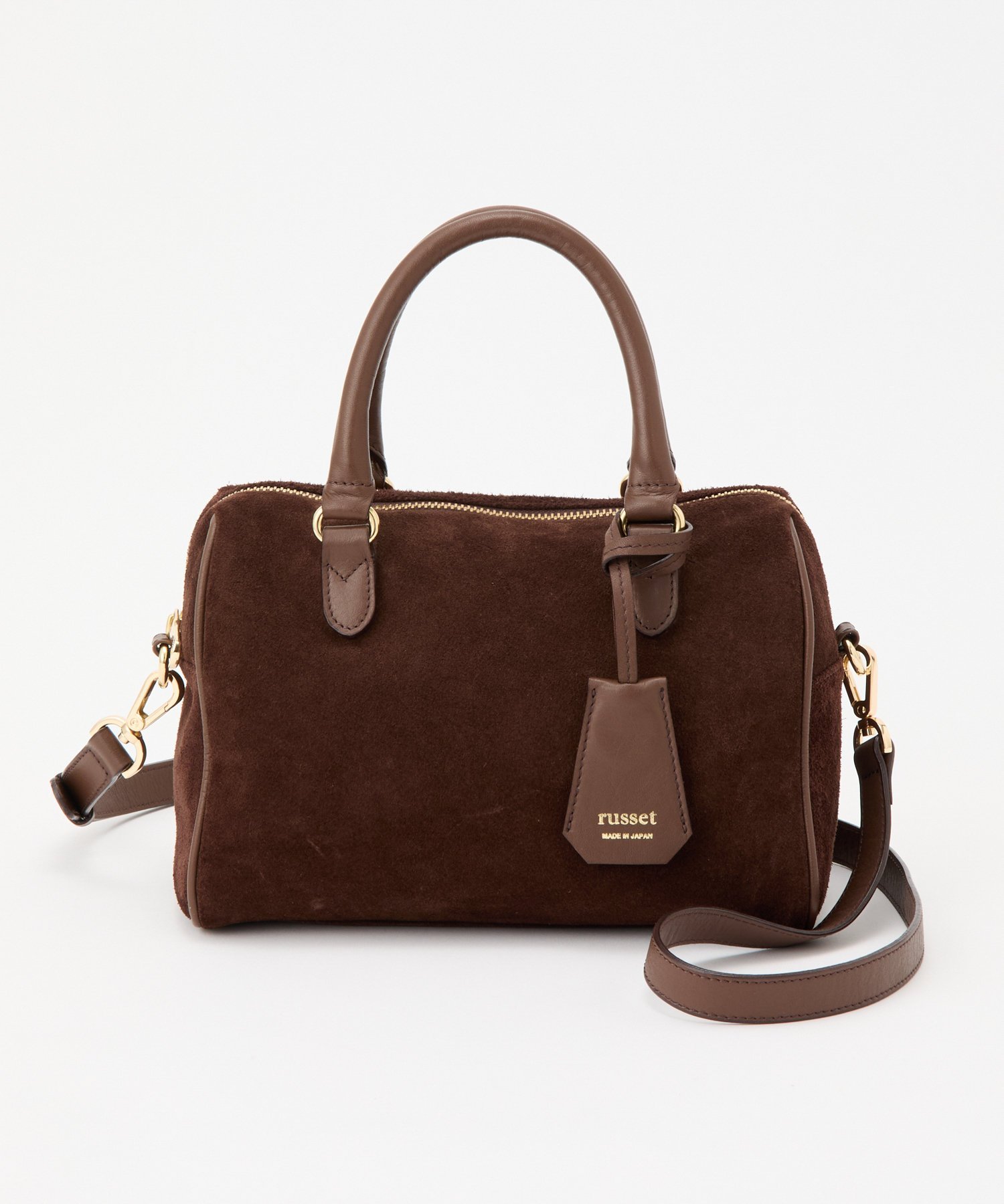 russet｜スエード2WAYミニボストンバッグ | Rakuten Fashion(楽天