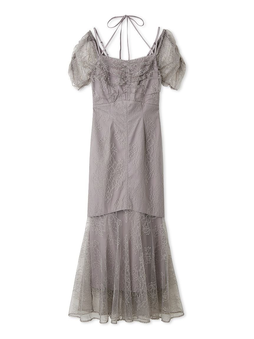 SNIDEL｜ギャザードレープレースドレス | Rakuten Fashion(楽天