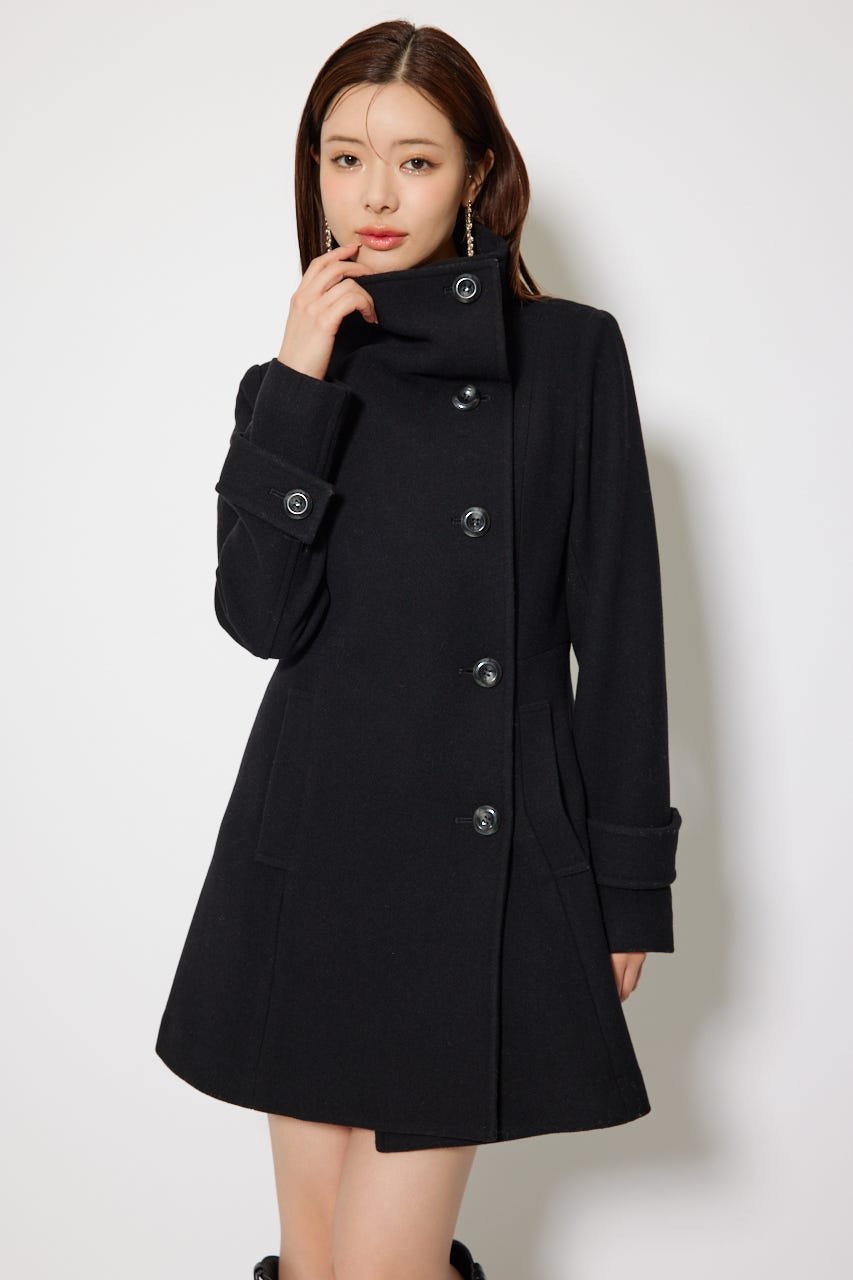 rienda｜25オーバーネックシンデレララインミニコート | Rakuten