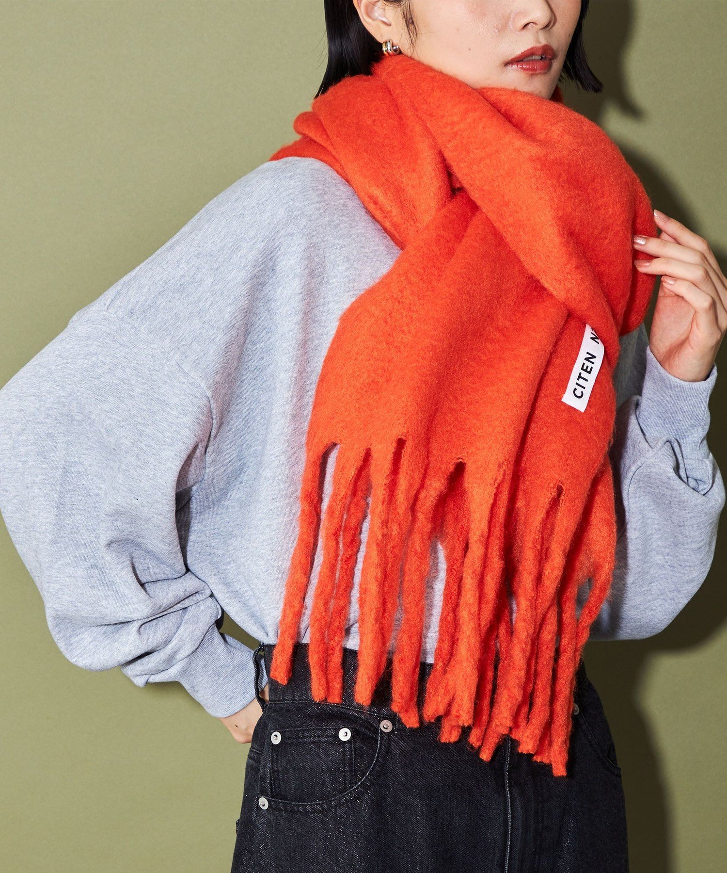 新品 UNITED ARROWS ストール オレンジ レディースのストール / マフラー（オレンジ）｜ユナイテッドアローズ