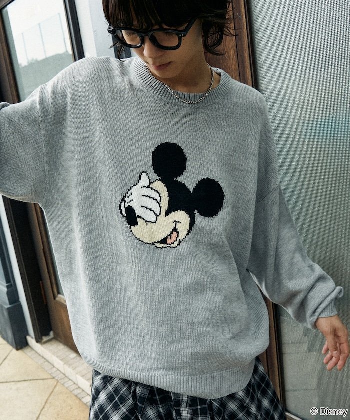 FREAK'S STORE｜別注 MICKEY MOUSE FACE KNIT /ディズニー ミッキー
