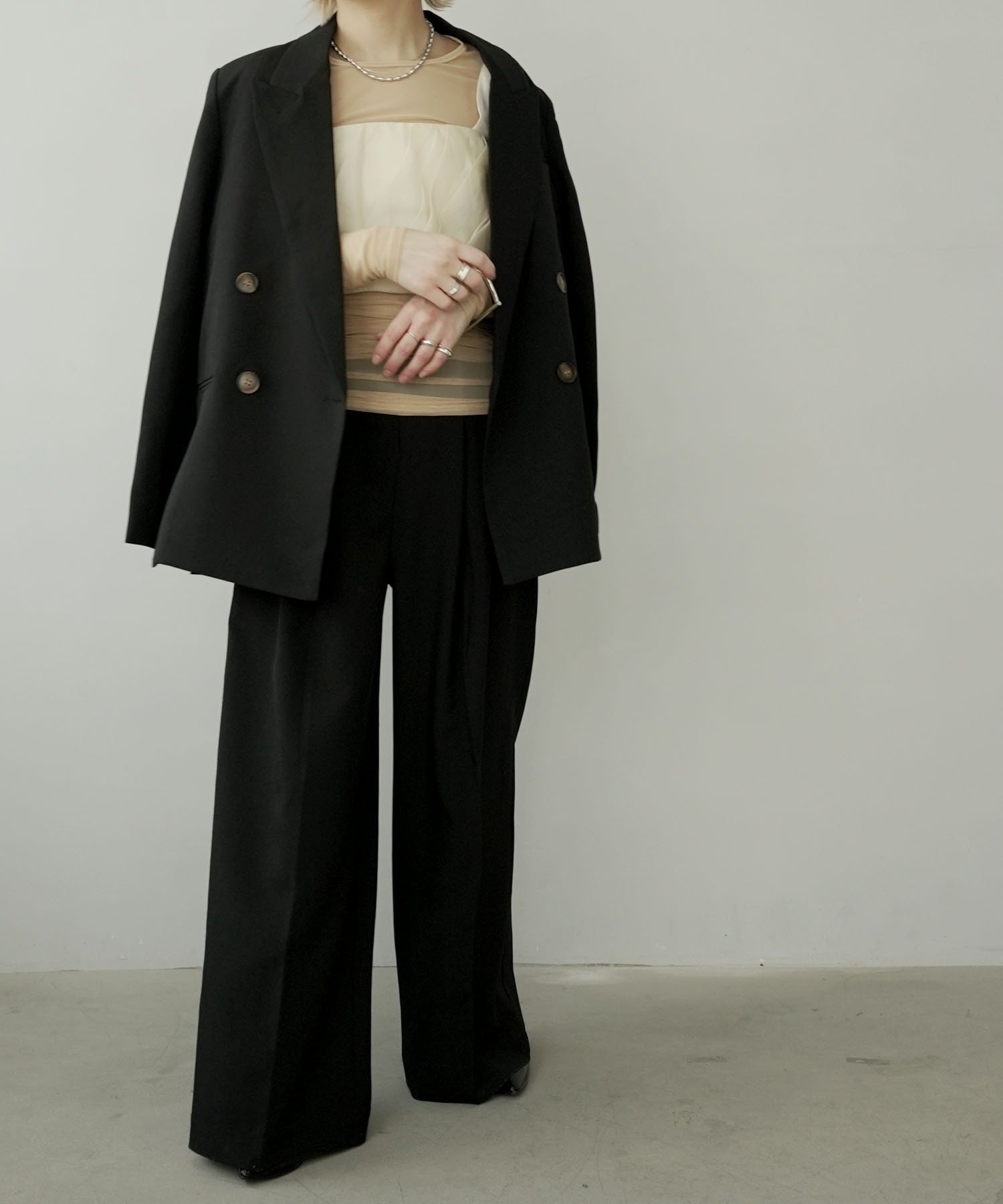 chuclla｜セットアップスーツ 2タイプ 洗濯可能 chw22a133