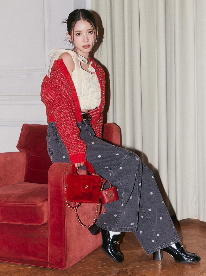 LILY BROWN｜【WEB限定】【LILY BROWN×MARY QUANT】デイジー柄ワイド