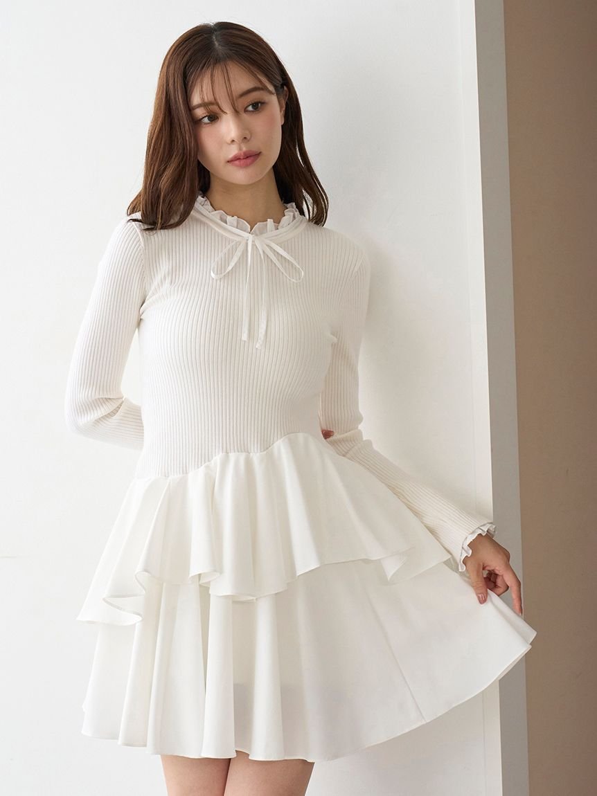 SNIDEL｜Sustainableドッキングミニニットワンピース | Rakuten