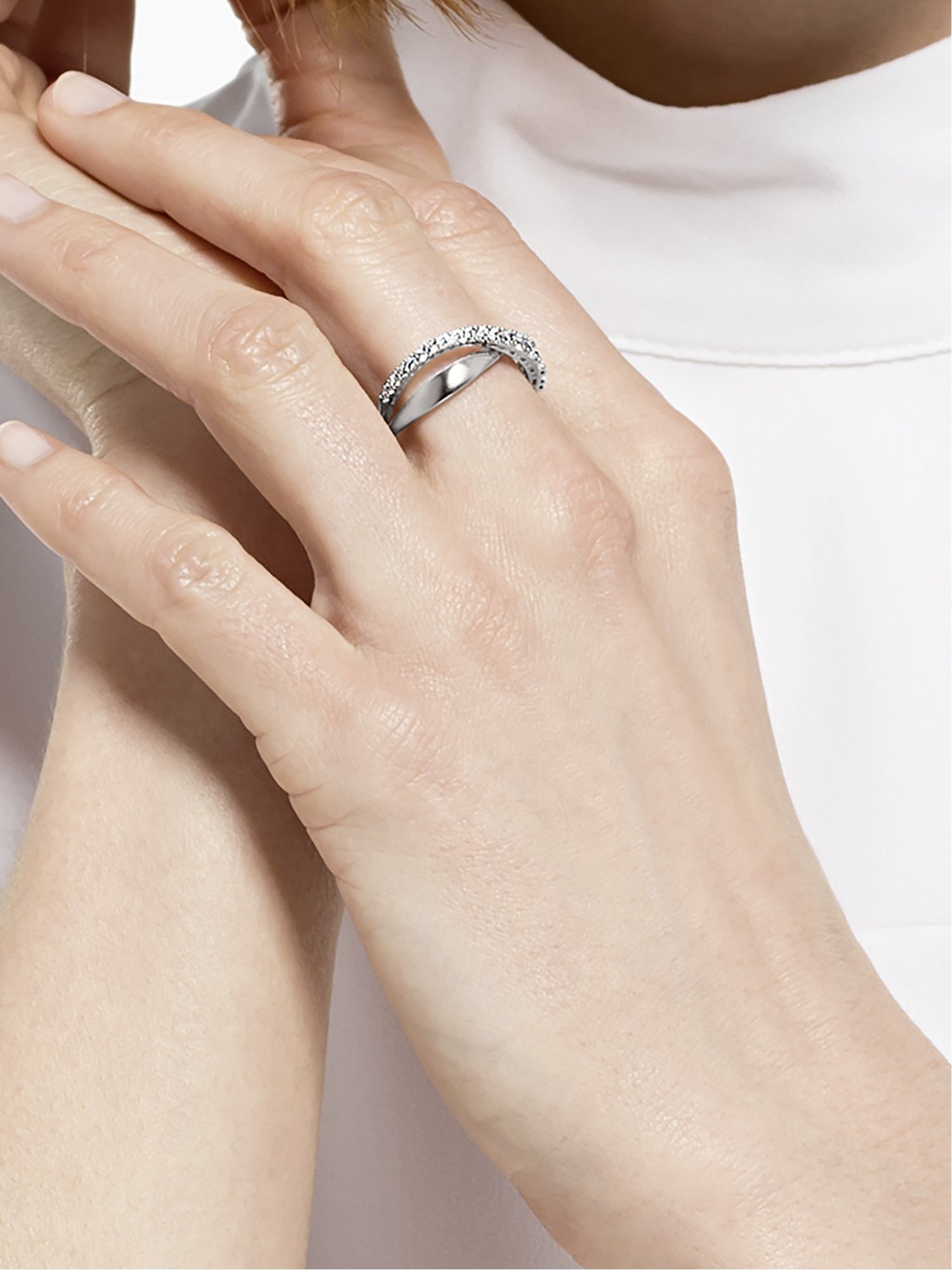 SWAROVSKI｜【公式】【スワロフスキー】Hyperbola リング, ラウンド