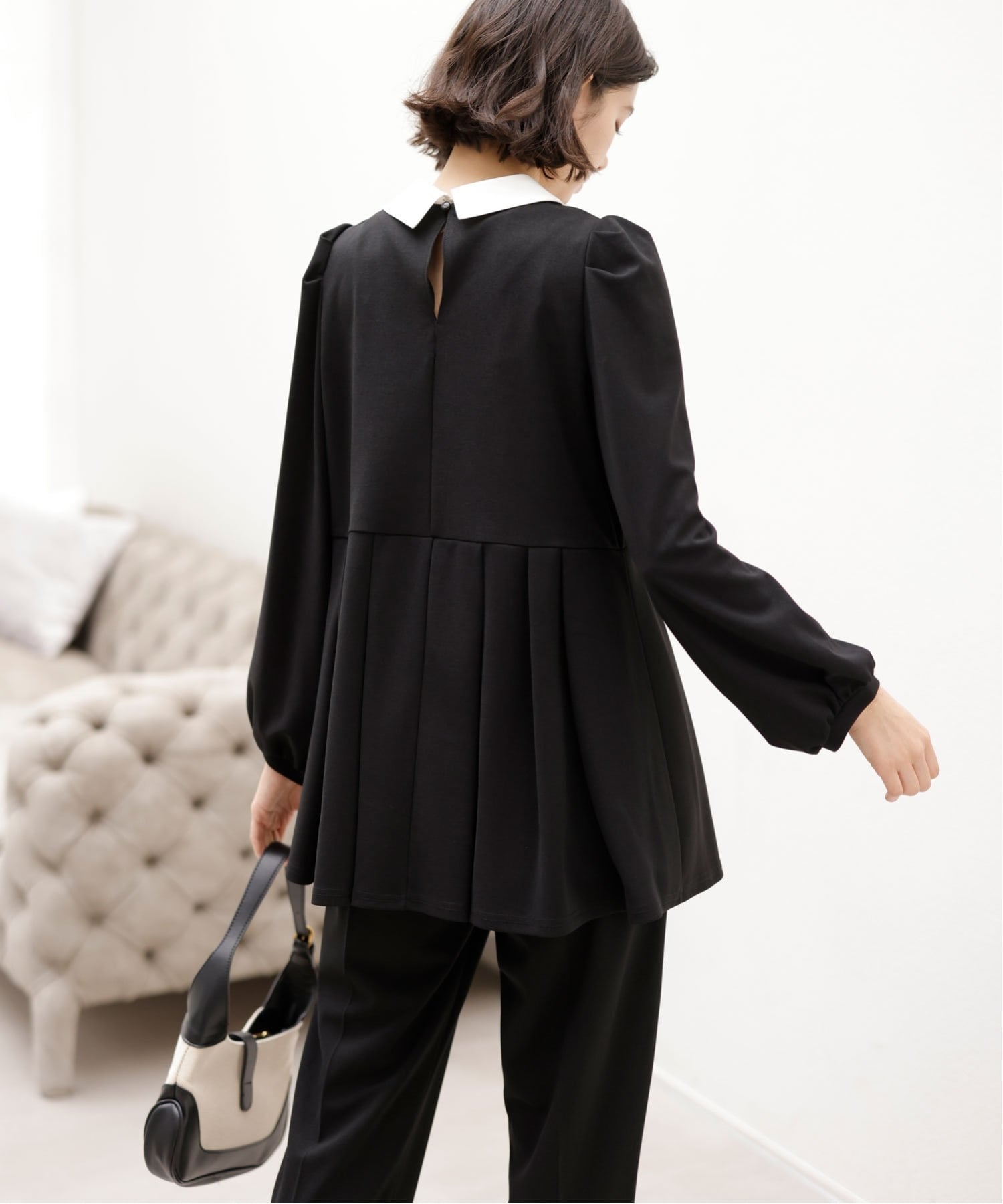 GeeRA｜【2点セット】2WAYプリーツ切替ブラウスセットアップ | Rakuten